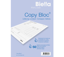 BIELLA Liefers. COPY-BLOC D/F/I/E A6 selbstdurchschreib. 50x2 Blatt, 512625.00