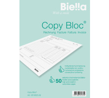 BIELLA Rechnung COPY-BLOC D/F A5 selbstdurchschreib. 50x2 Blatt, 513525.00