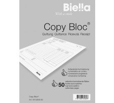 BIELLA Quittung COPY-BLOC D/F/I/E A6 selbstdurchschreib. 50x2 Blatt, 514625.00