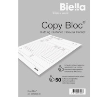 BIELLA Quittung COPY-BLOC D/F/I/E A6 selbstdurchschreib. 50x2 Blatt, 514625.00