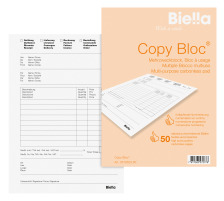 BIELLA Mehrzweck.COPY-BLOC D/F/I/E A5 selbstdurchschreib. 50x2 Blatt, 516525.00