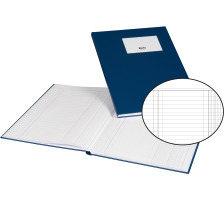 BIELLA Geschftsbuch A4 blau, liniert 80 Blatt, 60948005