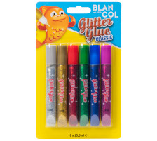 BLANCOL Glitter Glue Pen CLASSIC 6x10.5ml, 32401