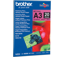 BROTHER Photo Paper glossy 260g A3 MFC-6490CW 20 Blatt, BP71-GA3