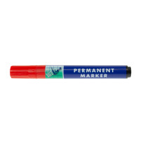 BROLINE Permanent Marker 1-4mm rouge, 222255