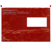 DOCUFIX Dokumententaschen C5 rot/schwarz 250 Stck, 306284