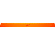 BROLINE Massstab 30cm orange/transparent, 375940