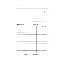 10 X BROLINE Kassablock 1017,5cm numeriert 50x2 Blatt, 572042