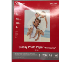 CANON Glossy Photo Paper 10x15cm InkJet, Everyday 200g 100 fl., GP5014x6