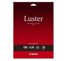 CANON Photo Paper Pro Luster A3 InkJet, 260g 20 Blatt, LU101A3