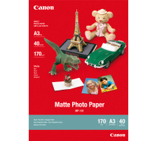 CANON Matte Photo Papier A3 InkJet, 170g 40 Blatt, MP101A3