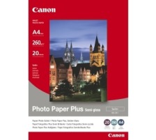 CANON Photo Paper Semi-gloss 10x15cm InkJet, 260g 5 Blatt, SG2014x6