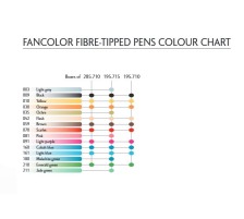 CARAN D'ACHE Fasermalstift Fancolor Maxi orange, 195.03