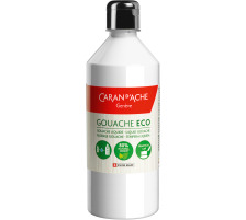 CARAN D'ACHE Couleur opaq.Gouache Eco 500ml blanc liquide, 2370.001