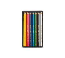 CARAN D'ACHE Farbstifte Pablo 12 Farben, 666.312