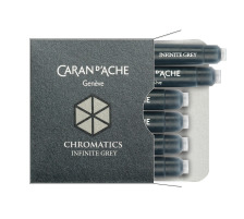 CARAN D'ACHE Tintenpatrone Infinite Grey 6 Stck, 8021.005