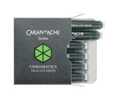 CARAN D'ACHE Tintenpatrone Delicate Green 6 Stck, 8021.221