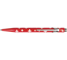 CARAN D'ACHE Stylo  bille 849 Swiss rouge/blanc, 849.253