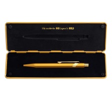 CARAN D'ACHE Kugelschreiber 849 GoldBar gold, mit Metalletui, 849.999