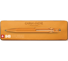 CARAN D'ACHE Kugelschreiber 849 GoldBar gold, mit Metalletui, 849.999