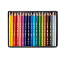 CARAN D'ACHE Farbstifte Prismalo 3mm 30 Farben ass.,Metallschachtel, 999.330