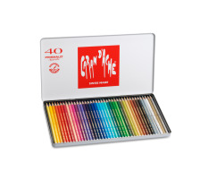 CARAN D'ACHE Farbstifte Prismalo 3mm 40 Farben ass.,Metallschachtel, 999.340