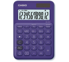 CASIO Mini Taschenrechner 12-stellig violett, MS20UCPL