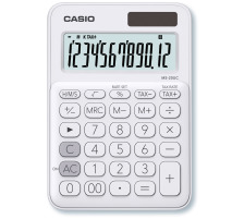 CASIO Mini Taschenrechner 12-stellig weiss, MS20UCWE