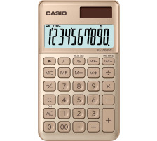 CASIO Taschenrechner BIC 10-stellig gold, SL1000SCG