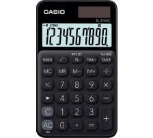 CASIO Taschenrechner 10-stellig schwarz, SL310UCBK