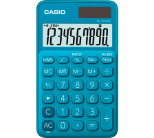 CASIO Taschenrechner 10-stellig blau, SL310UCBU