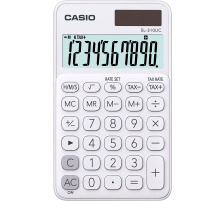 CASIO Taschenrechner 10-stellig weiss, SL310UCWE