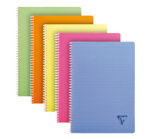 CLAIREFONTAINE Linicolor Spiralbuch A4 5mm 50 Blatt, 328125