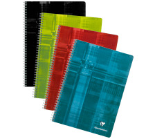 CLAIREFONTAINE Carnet spirale A4 5x5 ass. 112 feuilles, 8172