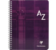 CLAIREFONTAINE Spiralheft mit Index A5 5mm 90 Blatt, 8549