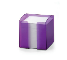 DURABLE Zettelbox Trend 10x10cm violett transp., 170168299