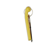 DURABLE Schlsselanhnger KEY CLIP gelb 6 Stck, 195704