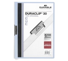 DURABLE Klemmhefter DURACLIP 30 fr 30 Blatt A4 blau, 2200/06