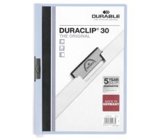 DURABLE Klemmhefter DURACLIP 30 fr 30 Blatt A4 blau, 2200/06