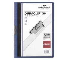 DURABLE Klemmhefter DURACLIP 30 fr 30 Blatt A4 dunkelblau, 2200/07