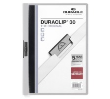 DURABLE Klemmhefter DURACLIP 30 fr 30 Blatt A4 grau, 2200/10