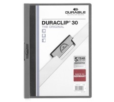 DURABLE Classeur  pince DURACLIP 30 pour 30 feuilles A4 anthracite, 2200/57