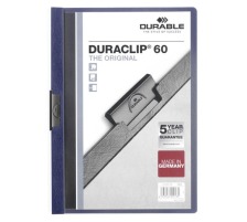 DURABLE Klemmhefter DURACLIP 60 fr 60 Blatt A4 nachtblau, 2209/28