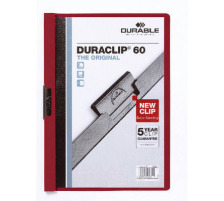 DURABLE Klemmhefter DURACLIP 60 A4 aubergine, 220931