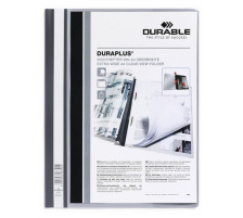 DURABLE Angebotshefter DURAPLUS fr 100 Blatt A4 grau, 2579/10