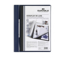 DURABLE Doss.prsent. DURAPLUS DE LUXE pour 200 flls. A4 bleu fonc, 2589/07