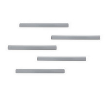 DURABLE DURAFIX Rail 210mm metallic silver 5 pcs., 470623