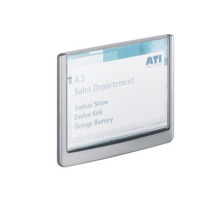 DURABLE Plaque de porte Click Sign graphite,plastique 149x105.5mm, 486137