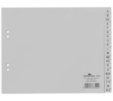 DURABLE Rpertoire PP gris A4 A-Z demi-format, 6500 10