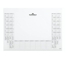 DURABLE Schreibunterlage 57x41cm Kalenderblock weiss, 7292-02